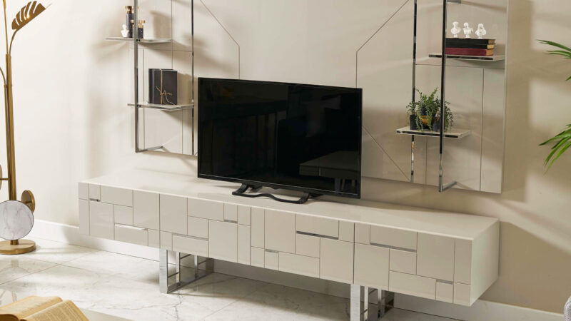 IBIZA ASH GRAY TV STAND