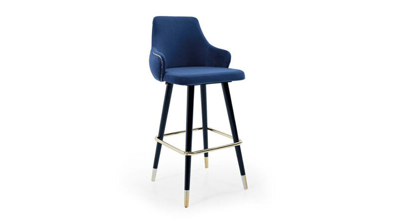 Ares Quilted Bar Stool