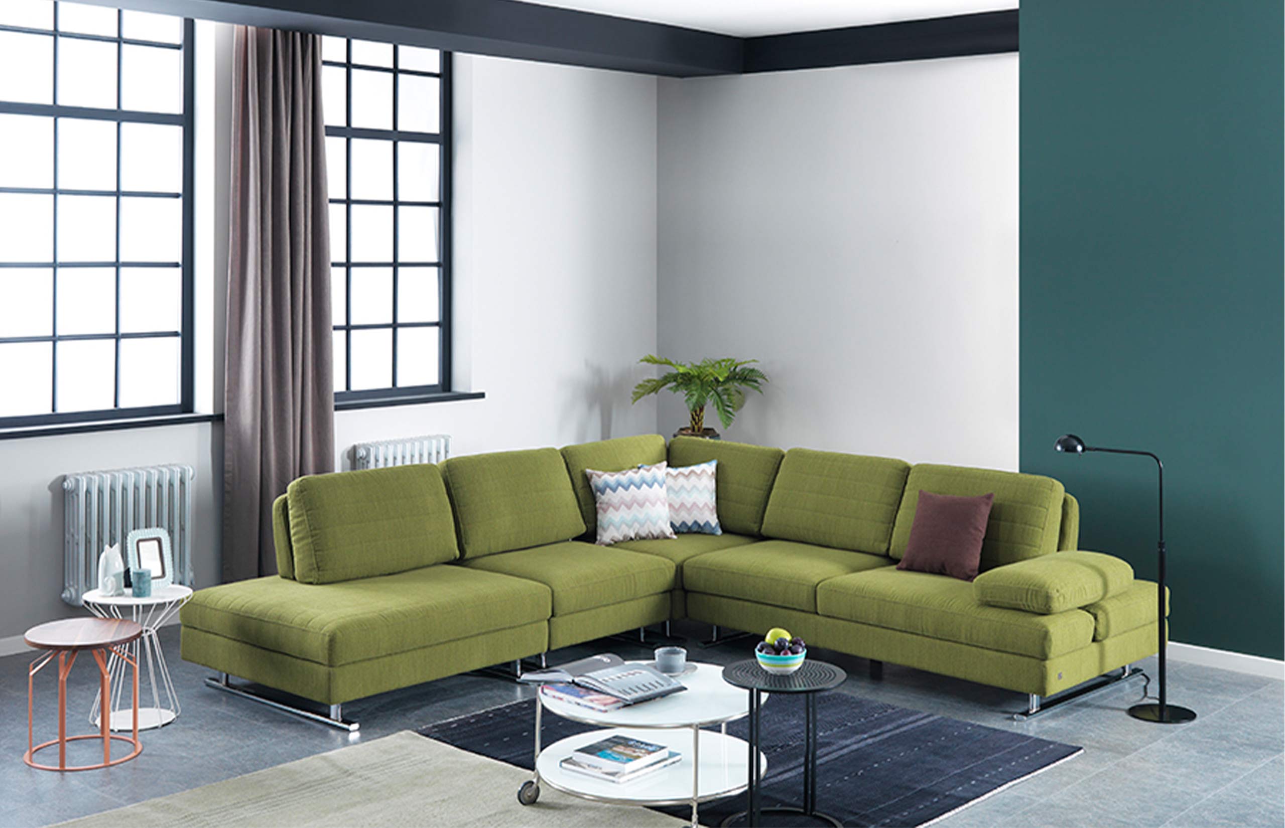 Burc Sectional With Chaise