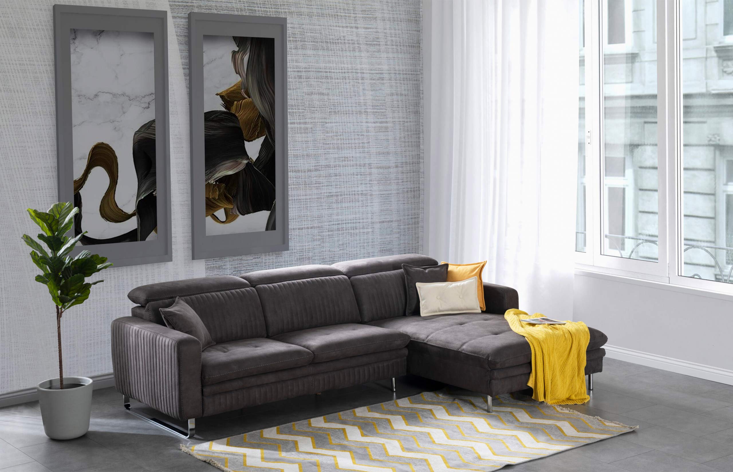 Galaksi Sectional With Relax