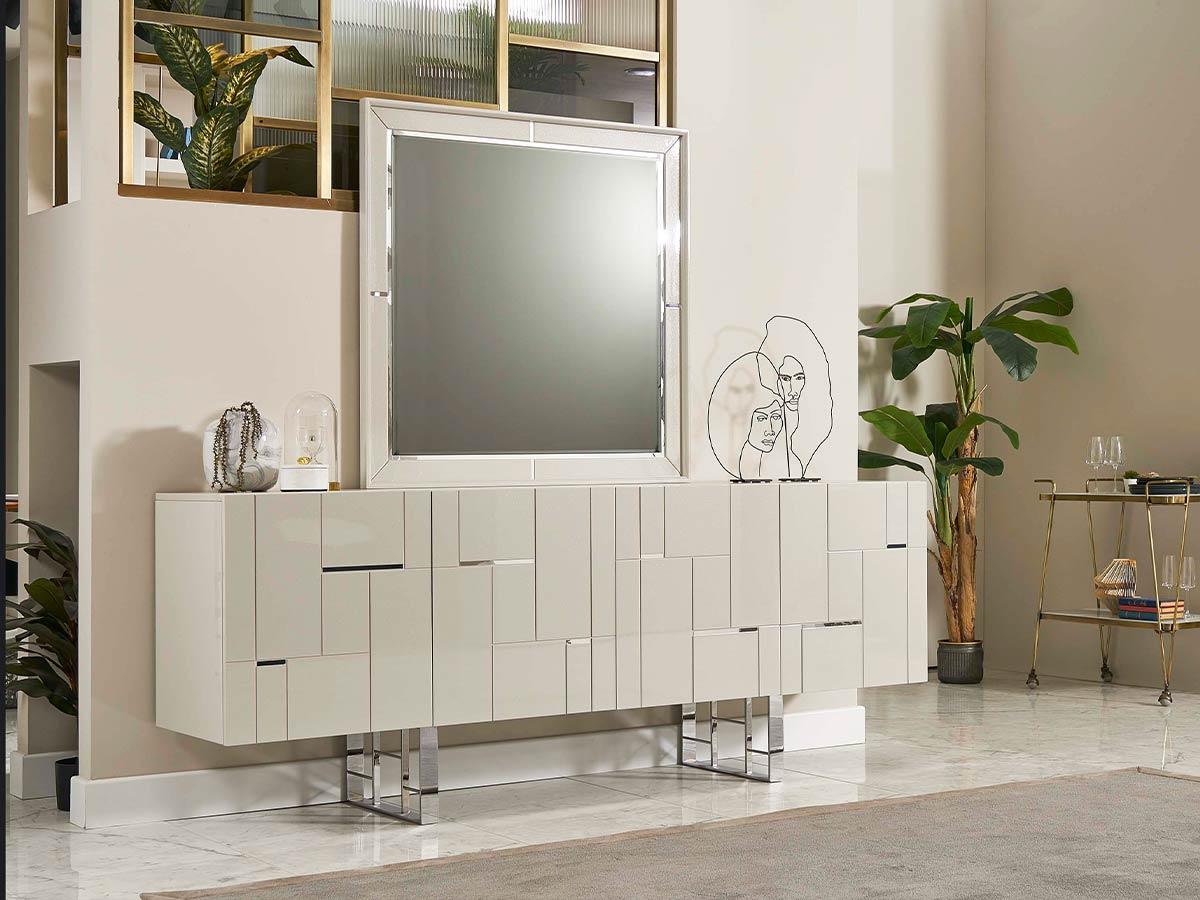 Ibiza Ash Gray Console Table