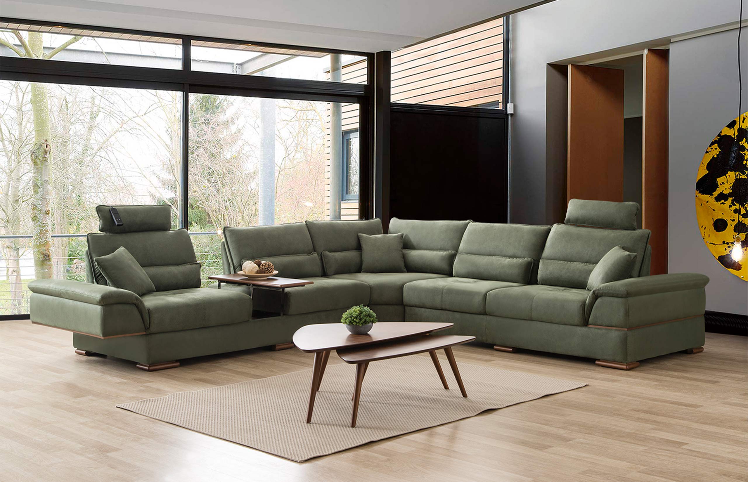Mayis Sectional With Arm