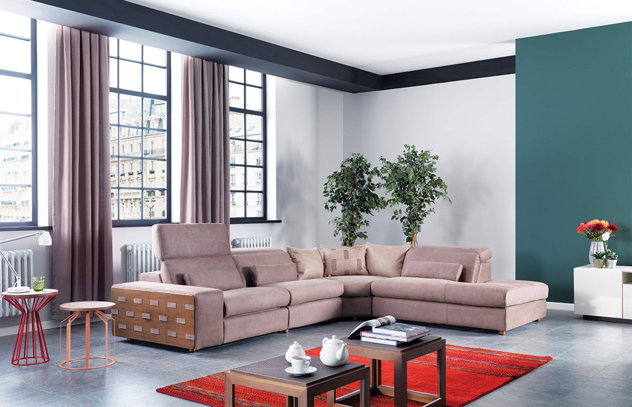 Melodi Sectional With Chaise
